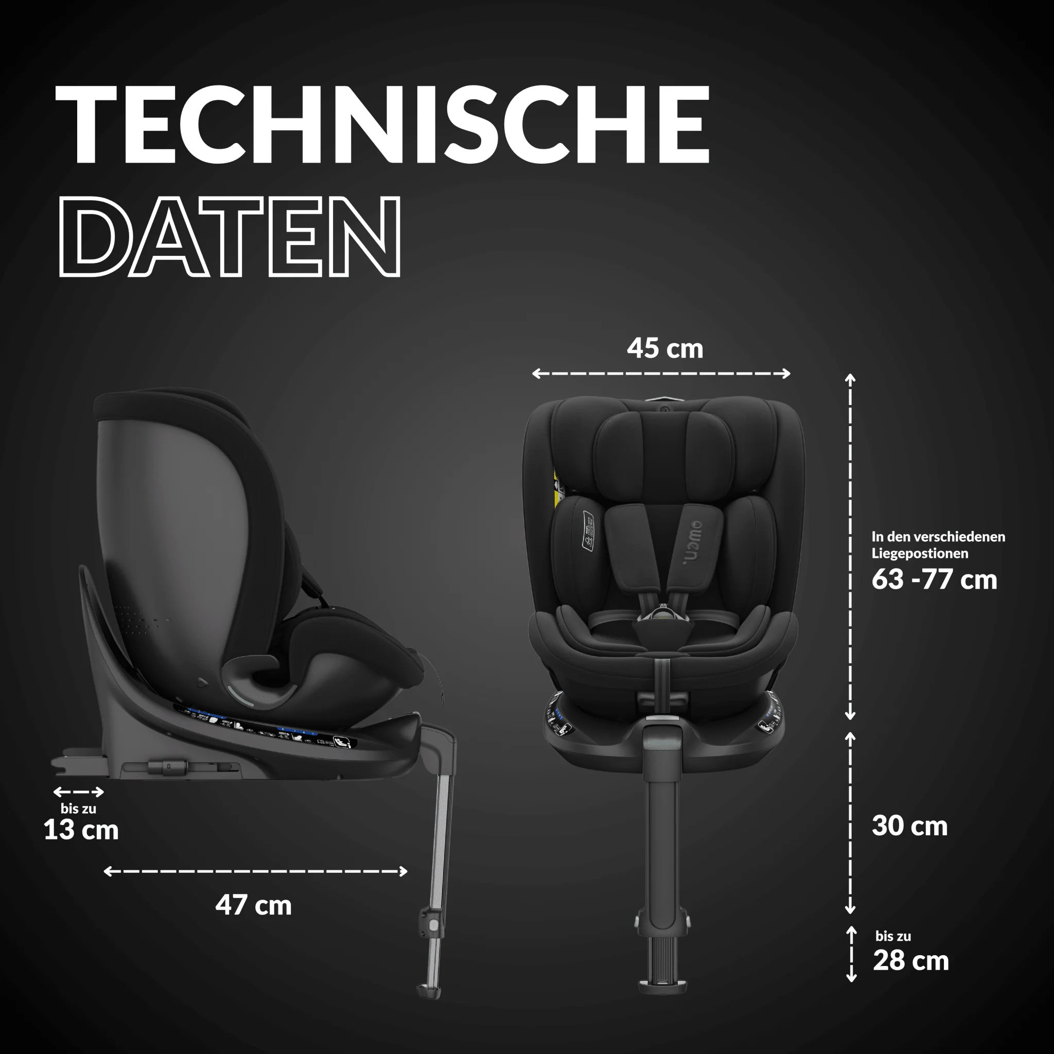 OWEN® 3-in-1 Kindersitz mit ISOFIX 360º Comfy - Image 10