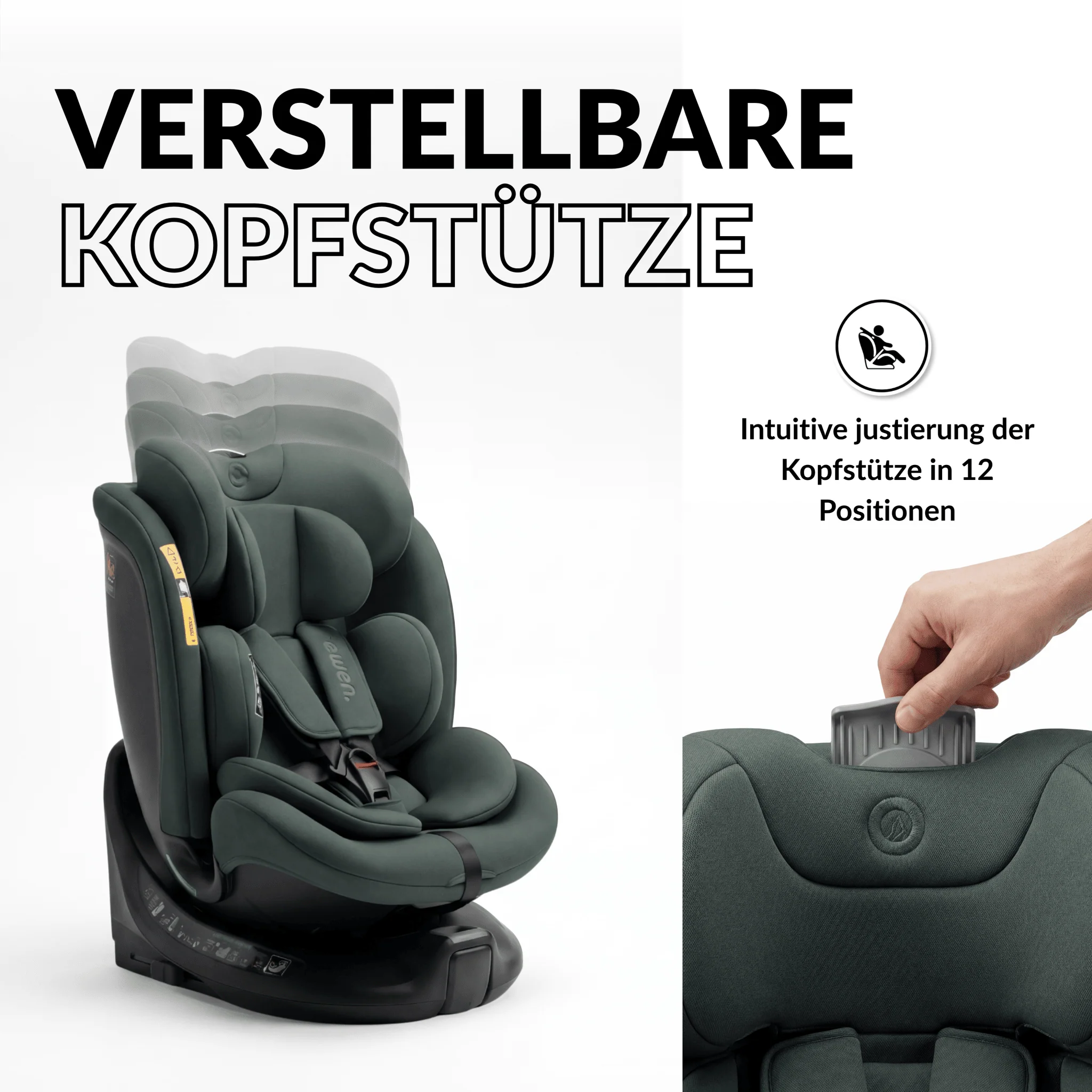 OWEN® 3-in-1 Kindersitz mit ISOFIX 360º Comfy - Image 22