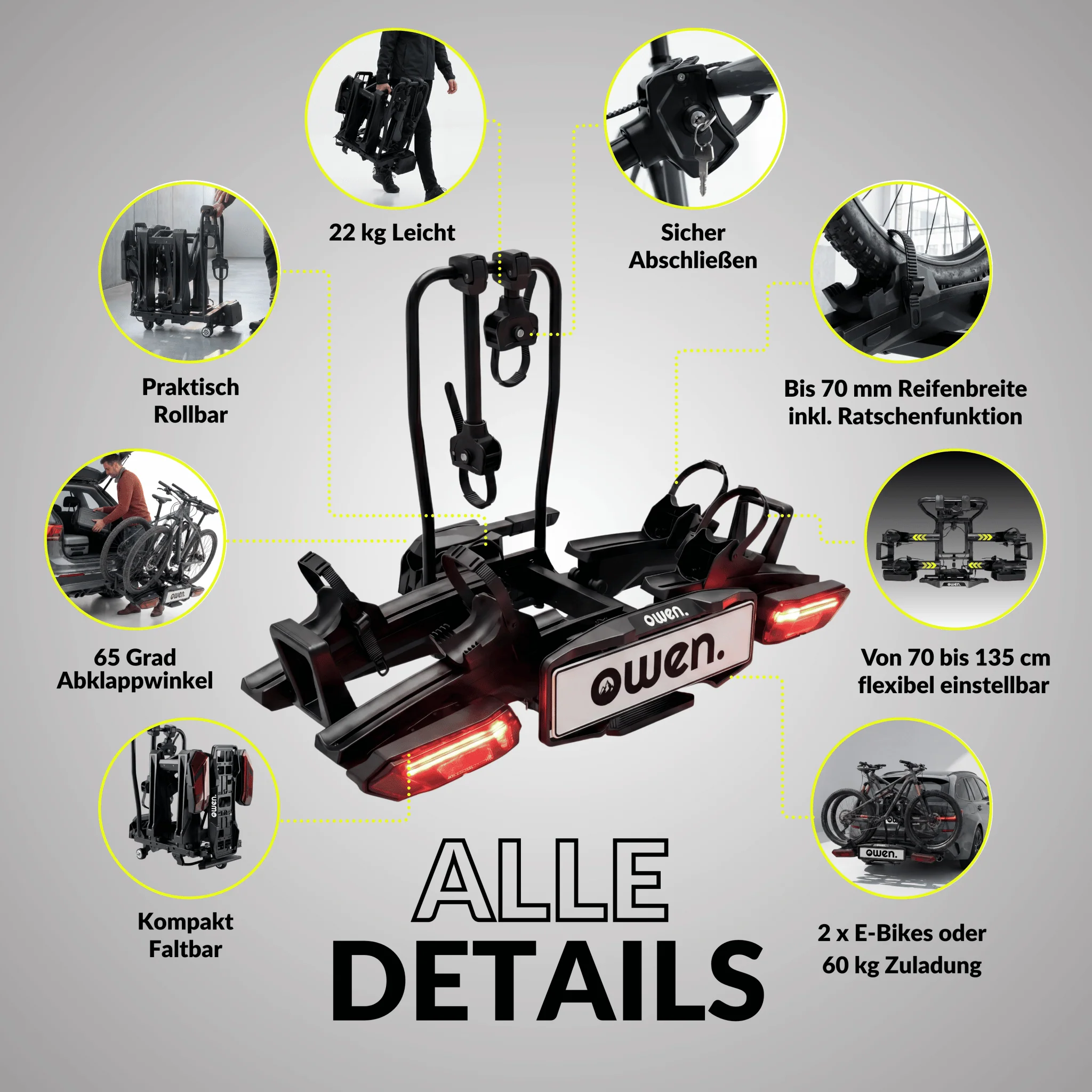 OWEN® E-Bike Fahrradträger - Image 3