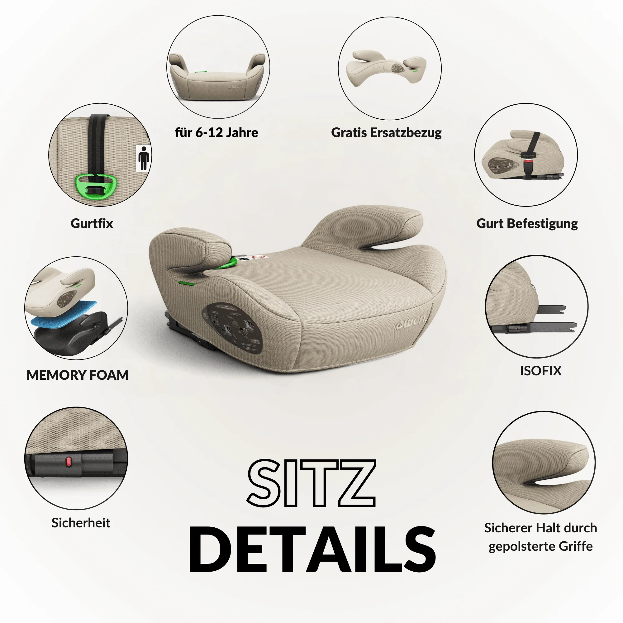 OWEN® Lumova Basic Kindersitz mit ISOFIX - Image 15