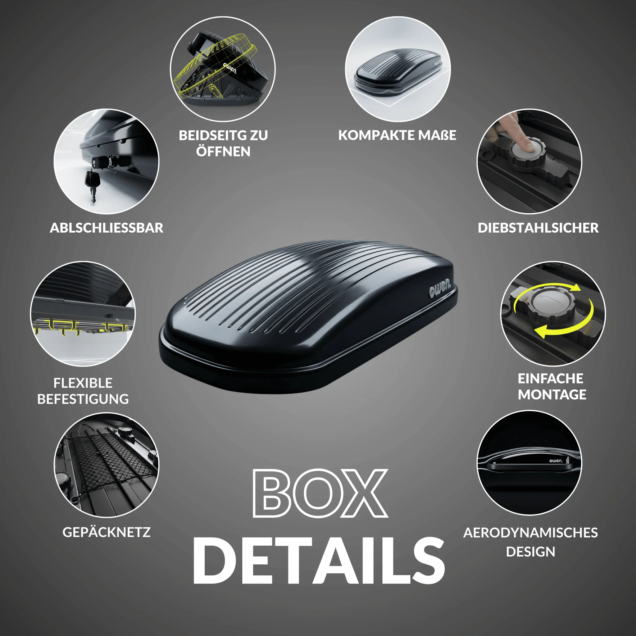 OWEN® ROWA Dachbox 320L - Image 8