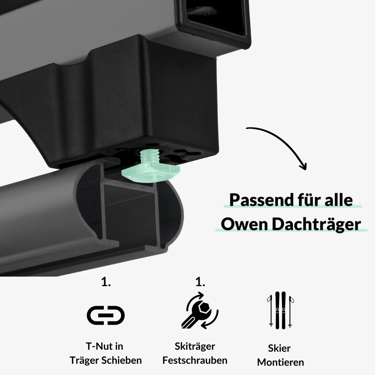 OWEN® Skiträger Basic (Silver Edition) - Image 4